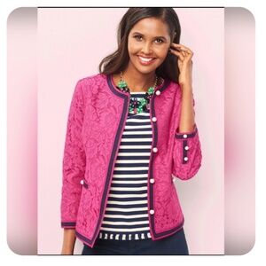 NWT: RSVP for Talbots Corded Lace Jacket Size 10
